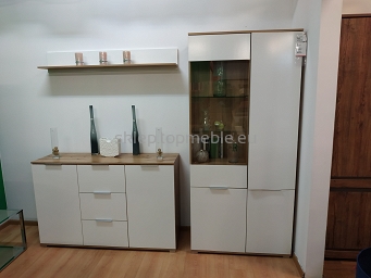 Zestaw Mebli Zele Brw Witryna Polka 2x Komoda
